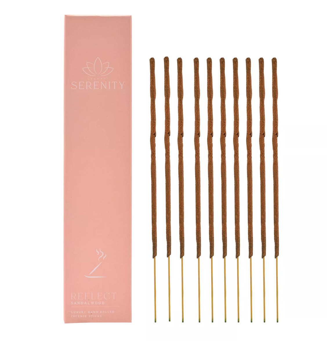 SERENITY REFLECT 10 INCENSE STICKS - SANDALWOOD