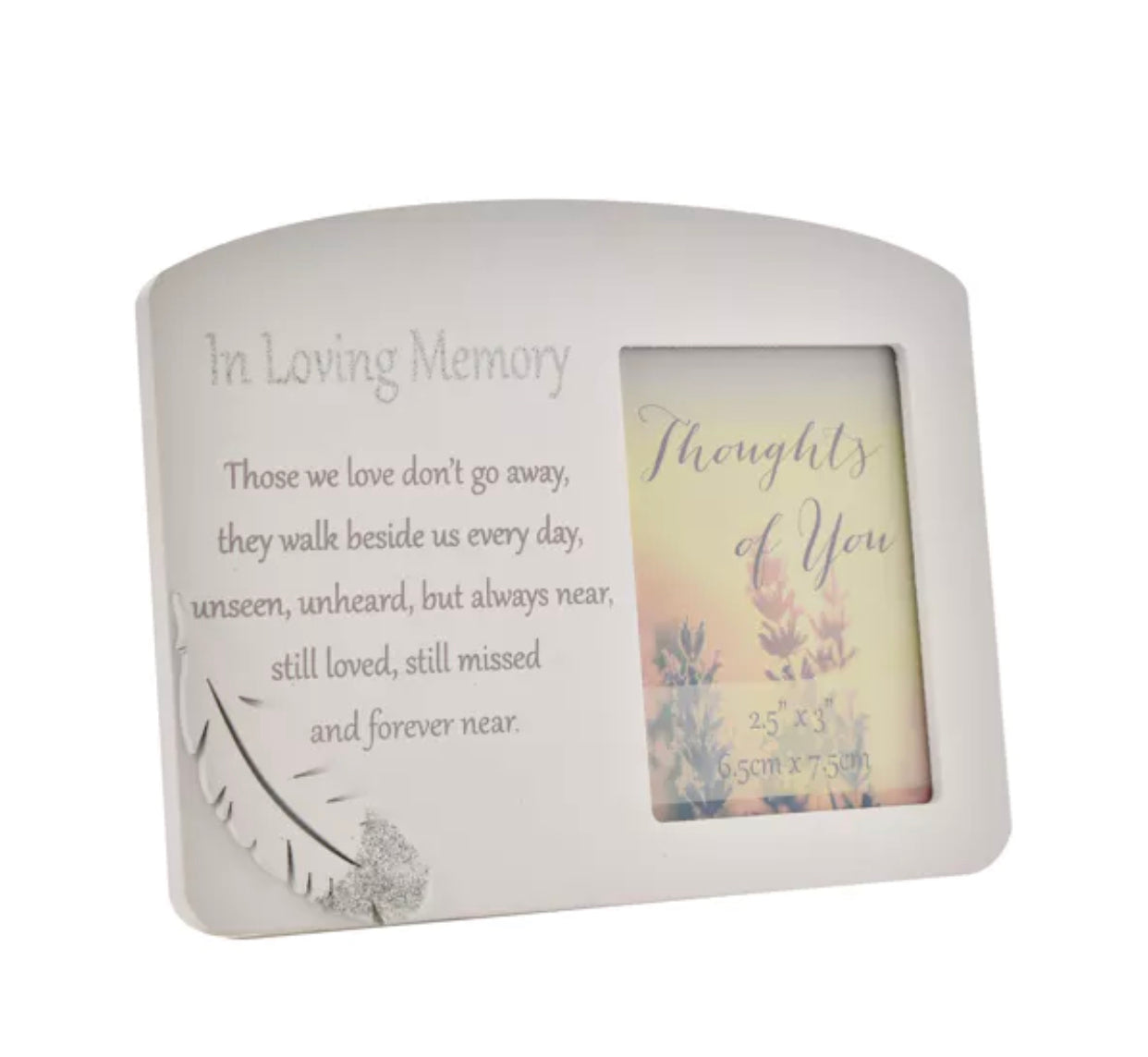 THOUGHTS OF YOU MEMORIAL FRAME - LOVING MEMORY
