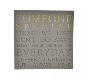 Memorial square plaques