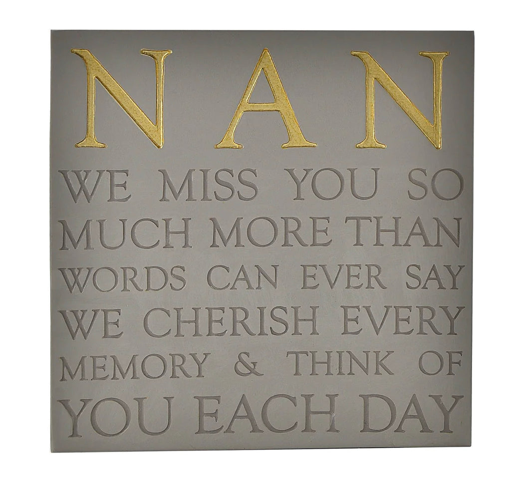 Memorial square plaques