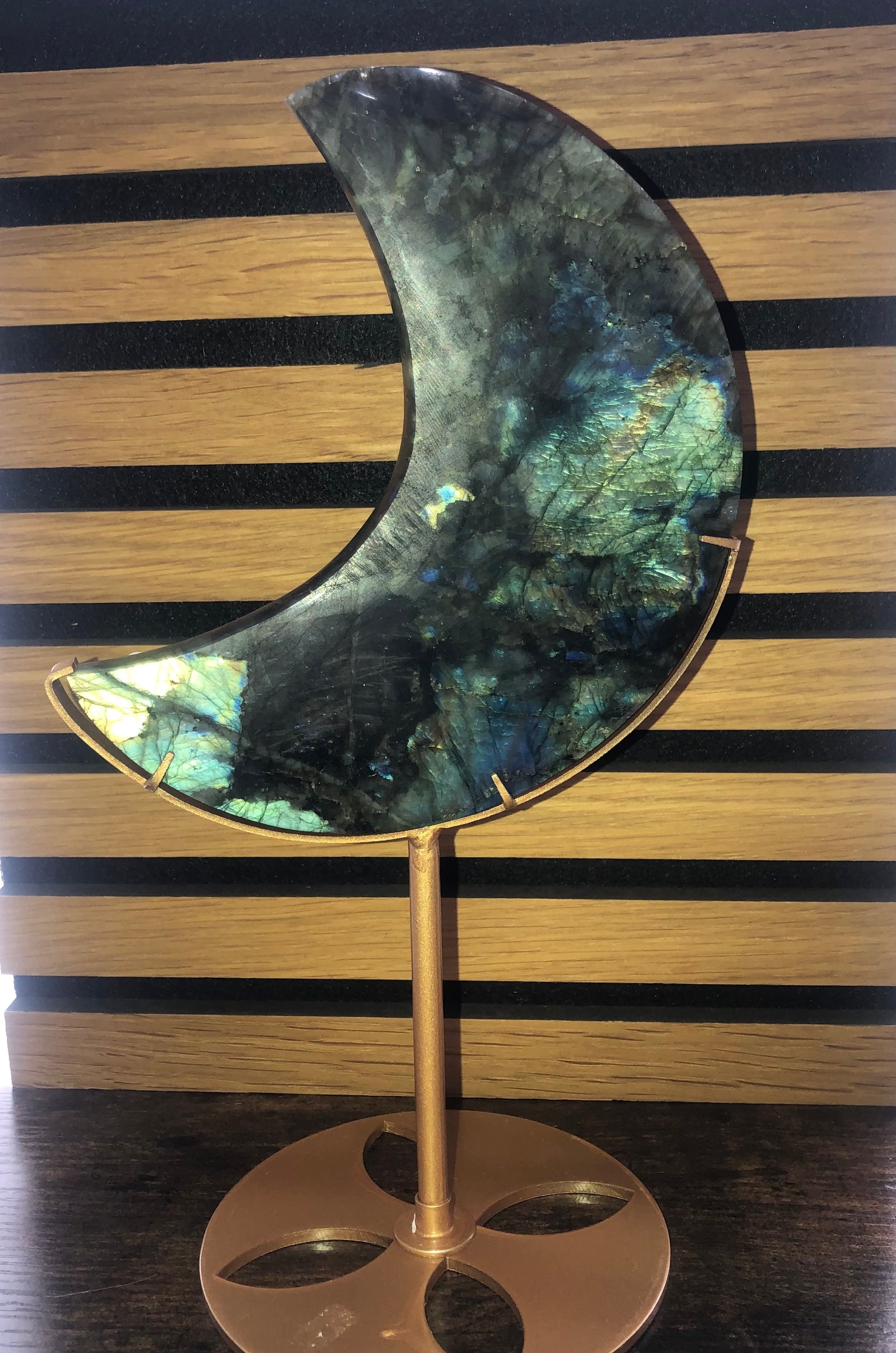 XL LABRADORITE MOON