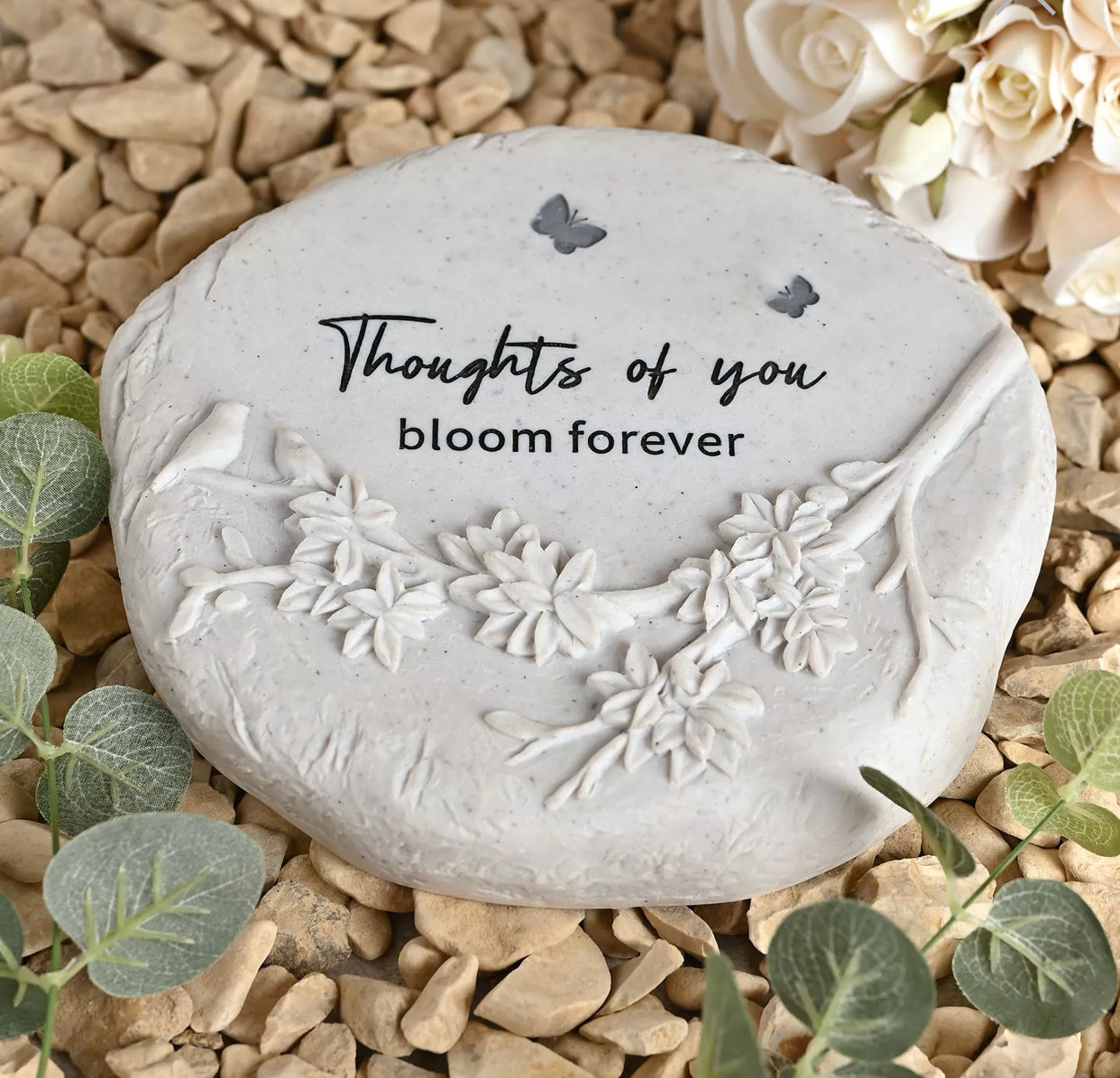 THOUGHTS OF YOU GRAVESIDE ROUND STONE - BLOOM FOREVER