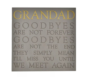Memorial square plaques