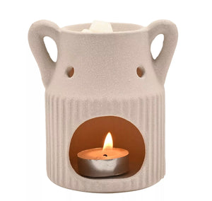 HESTIA IVORY COLOURED CERAMIC WAX MELT BURNER
