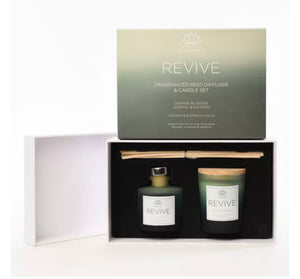 SERENITY 70G CANDLE & 50ML DIFFUSER ORANGE,JASMINE & SAFFRON