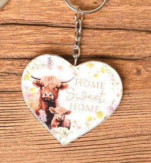 HIGHLAND COW KEYRINGS