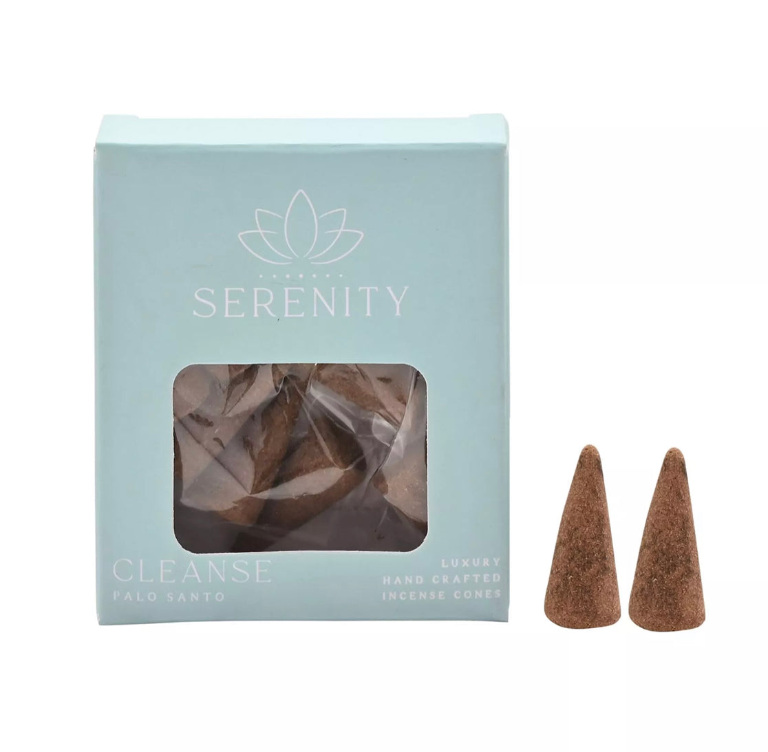 SERENITY CLEANSE 10 INCENSE CONES - PALO SANTO