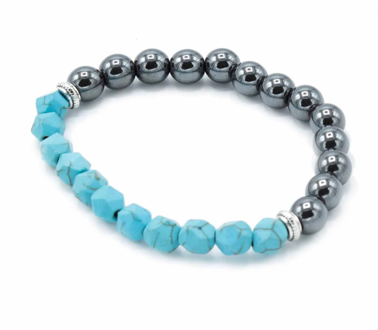 Magnetic Turquoise Howlite bracelet