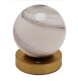 Glass ball Planet style lamp
