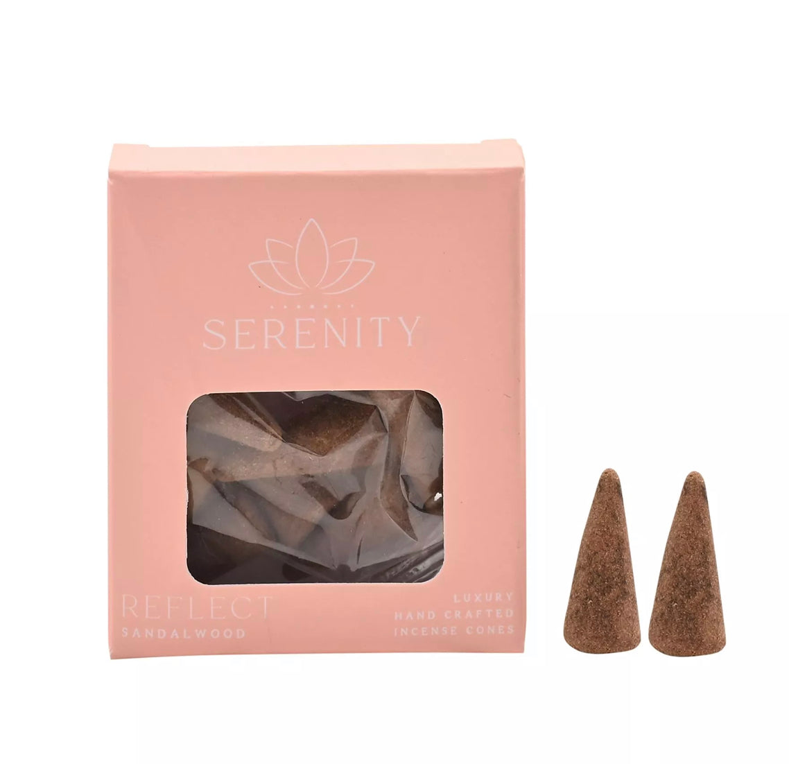 SERENITY REFLECT 10 INCENSE CONES - SANDALWOOD