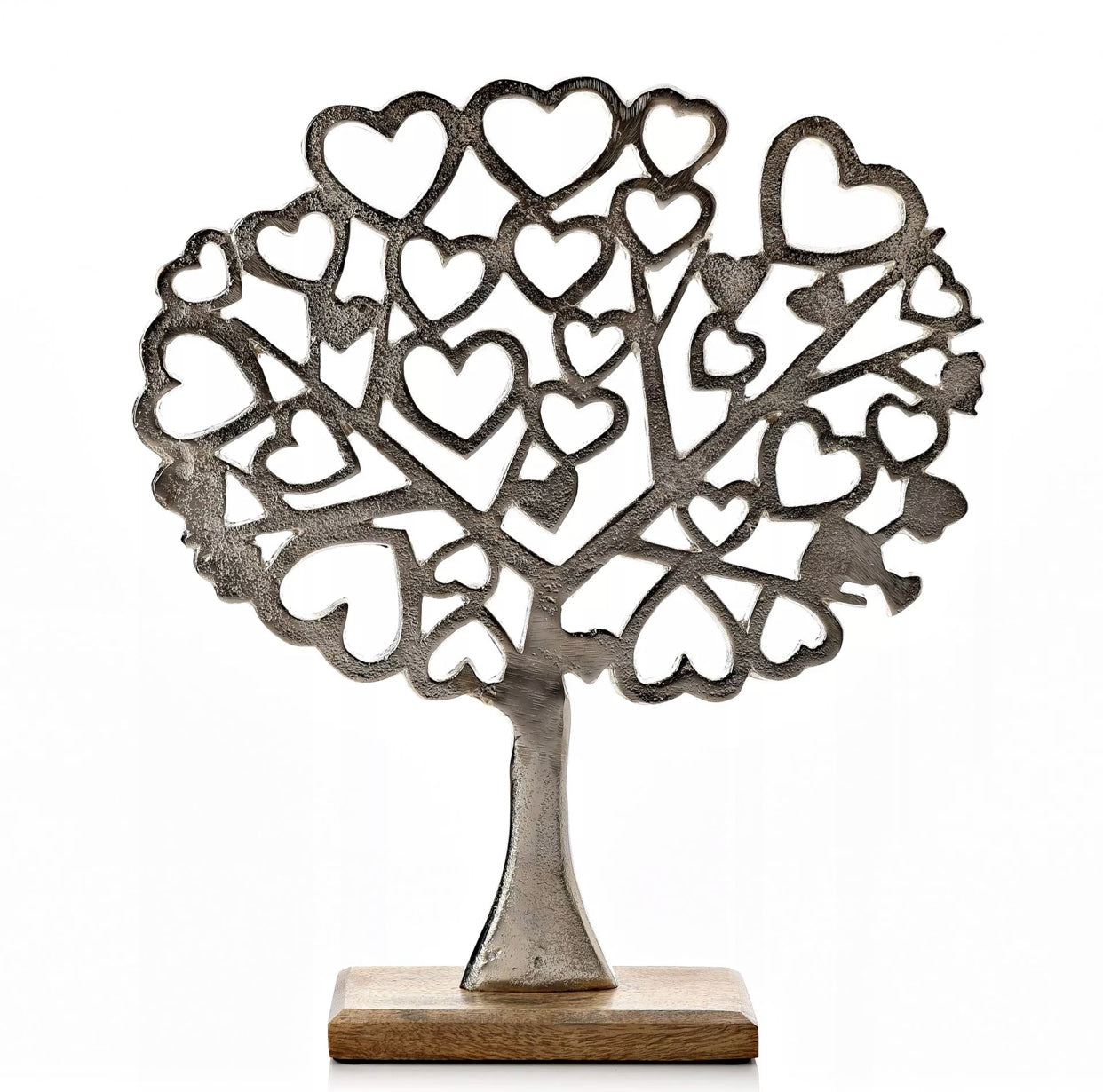 HESTIA METAL HEART TREE DECORATION 42CM
