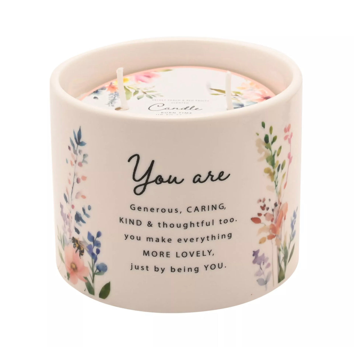 THE COTTAGE GARDEN 2 WICK CERAMIC CANDLE - YOU ARE