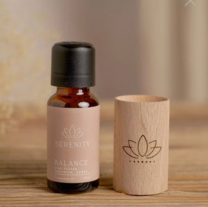SERENITY BALANCE WOOD OIL DIFFUSER