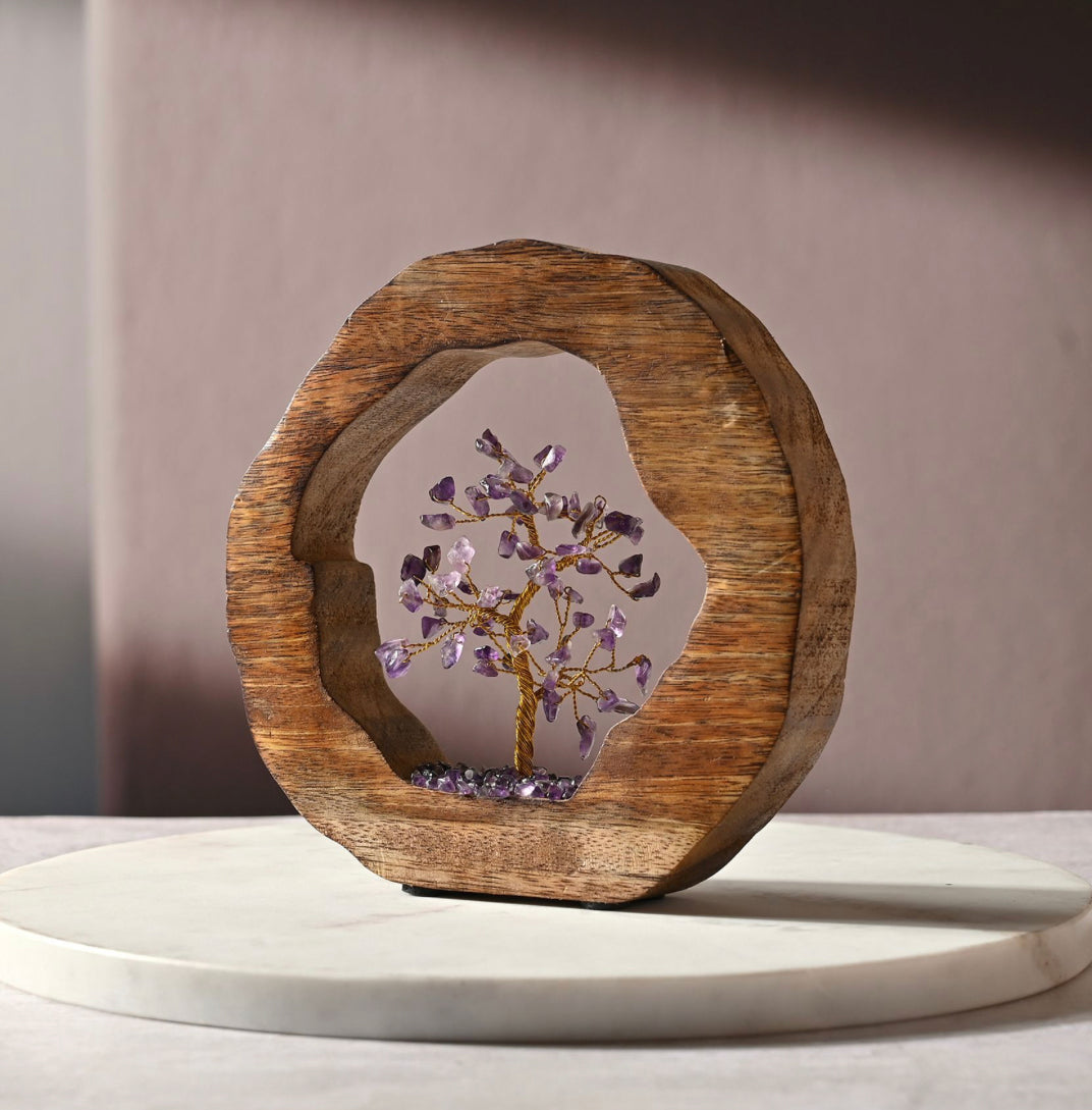 SERENITY TREE OF LIFE BLOCK - AMETHYST