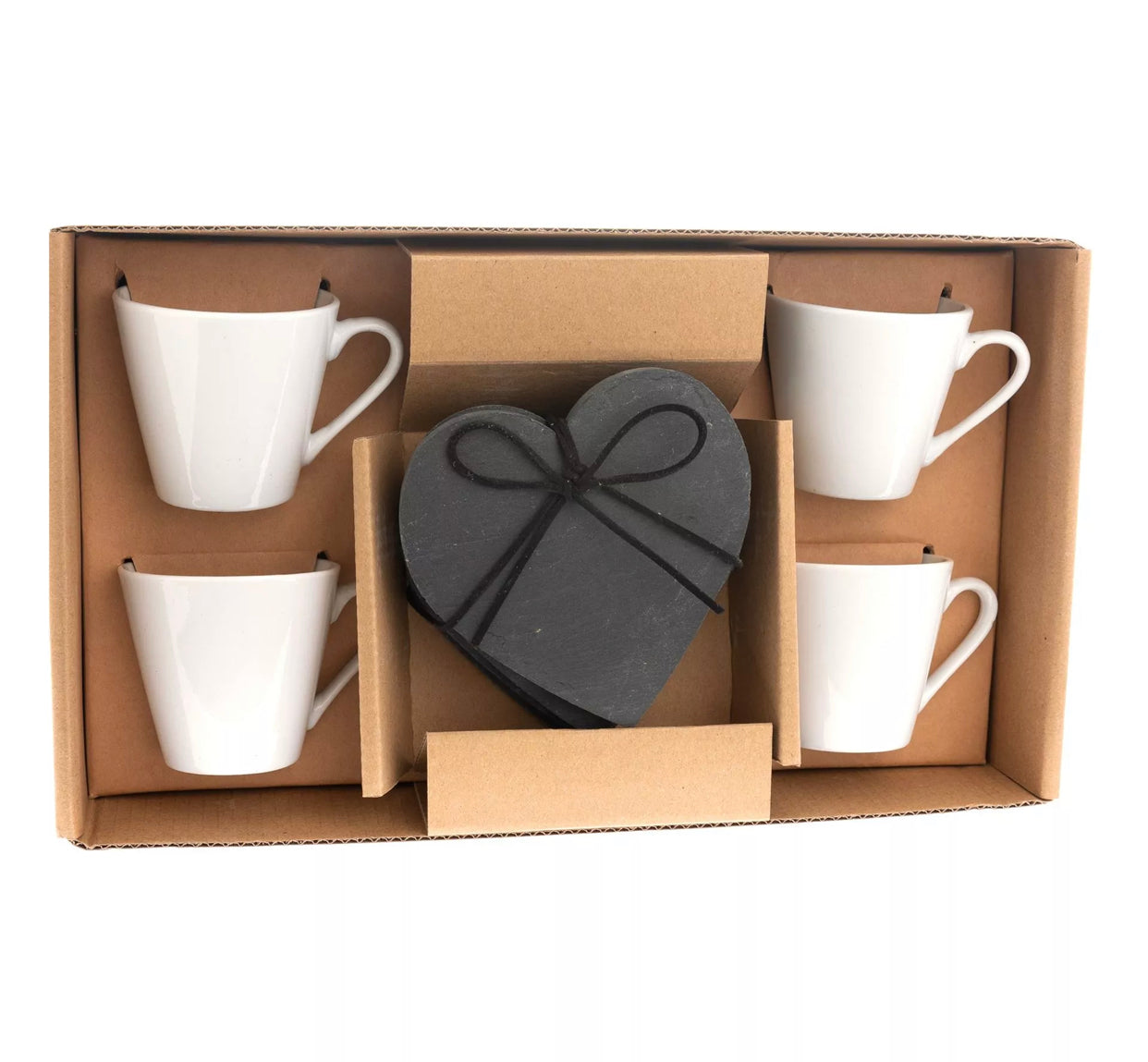SET OF 4 ESPRESSO CUP AND COASTER SET