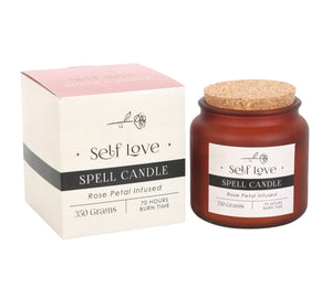 ROSE PETAL INFUSED SELF LOVE SPELL CANDLE