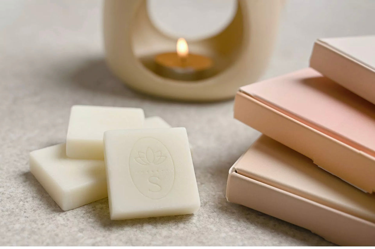 SERENITY BALANCE SET OF 9 WAX MELTS PINK PEPPER, GERANIUM & AMBER