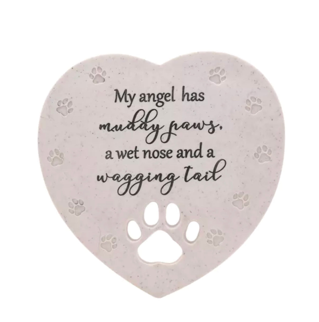THOUGHTS OF YOU PET MEMORIAL HEART STONE - LARGE