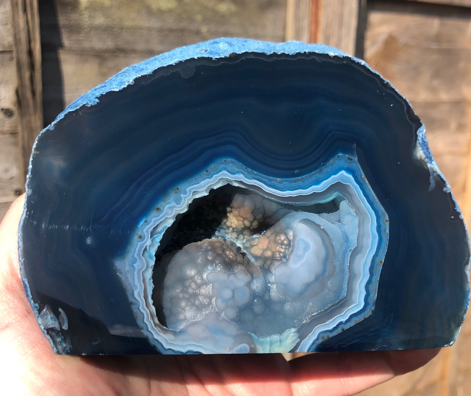 Blue agate