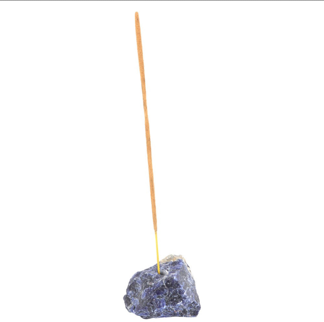 Sodalite incense holder