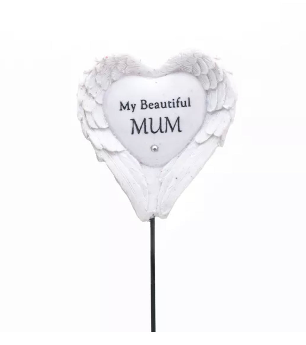 GRAVESIDE ANGEL WINGS STAKE