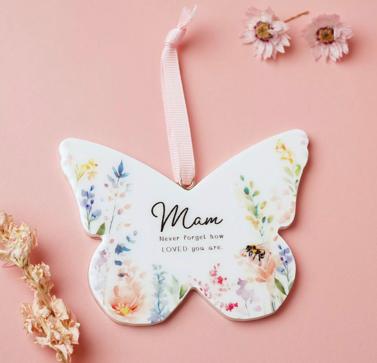 THE COTTAGE GARDEN FLORAL HANGING BUTTERFLY - MAM