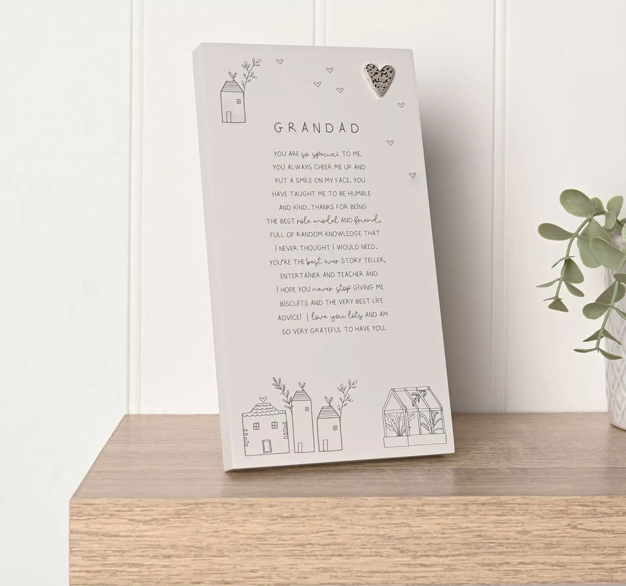 MOMENTS STANDING VERSE PLAQUE - GRANDAD
