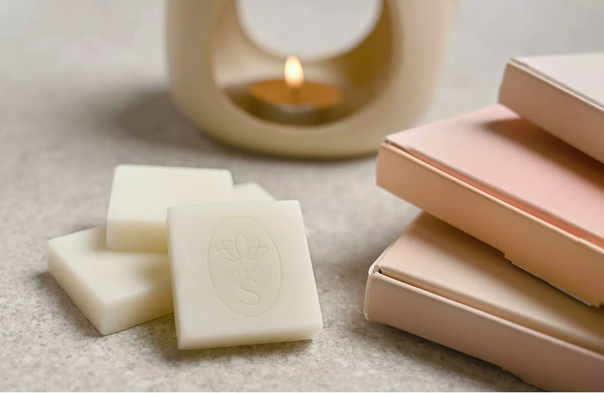 SERENITY FLOW SET OF 9 WAX MELTS BERGAMOT, MYRRH & SANDALWOOD