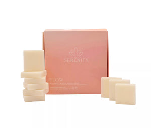 SERENITY FLOW SET OF 9 WAX MELTS BERGAMOT, MYRRH & SANDALWOOD