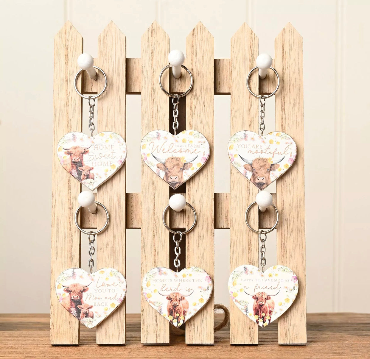 HIGHLAND COW KEYRINGS