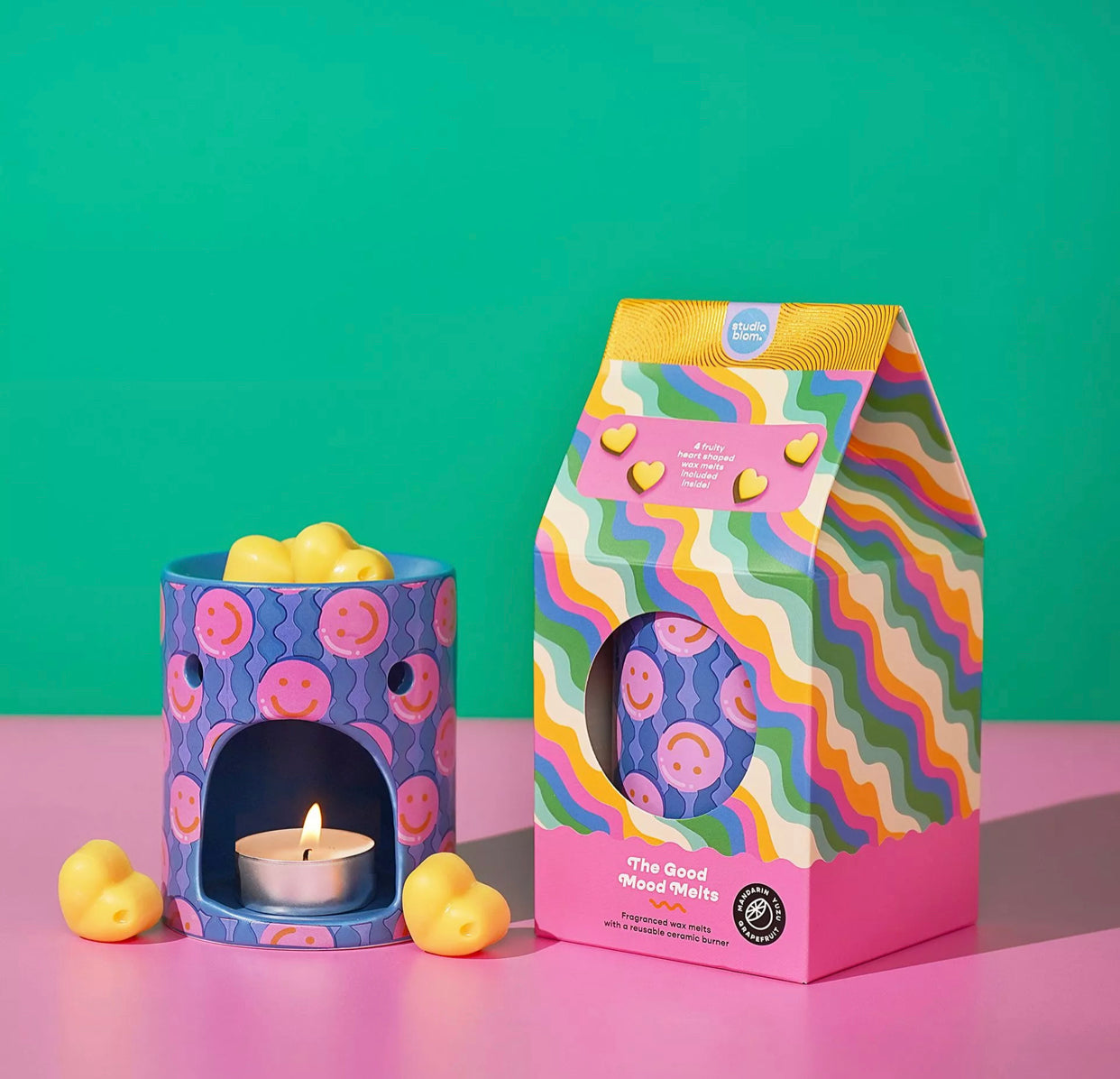 STUDIO BLOOM- WAX MELT BURNER AND MELTS