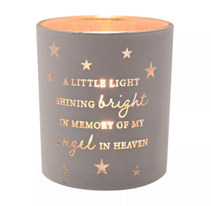 THOUGHTS OF YOU ANGEL TEA LIGHT HOLDER