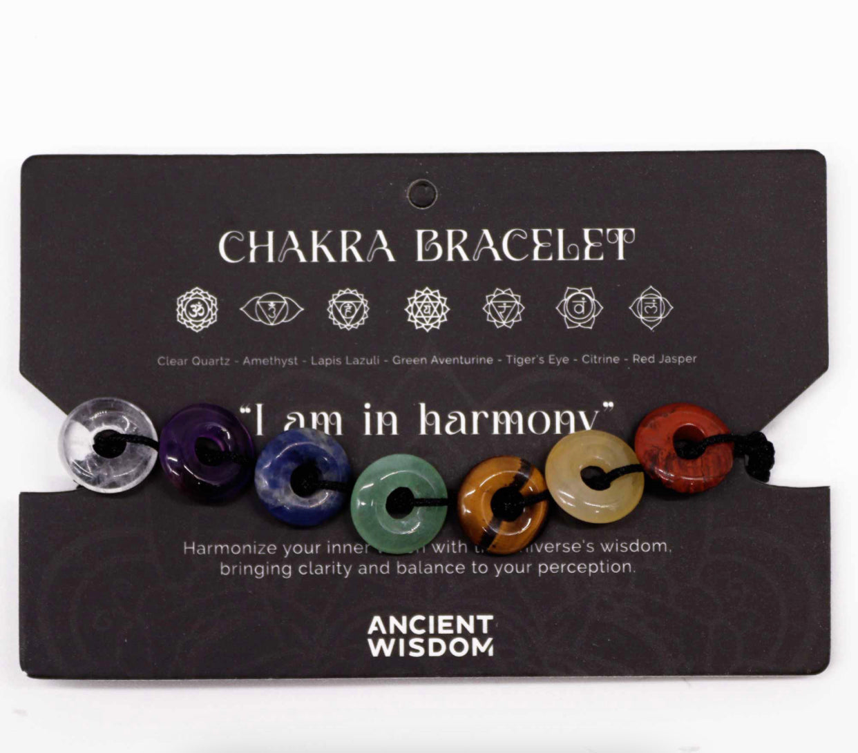 Chakra mini doughnuts bracelet