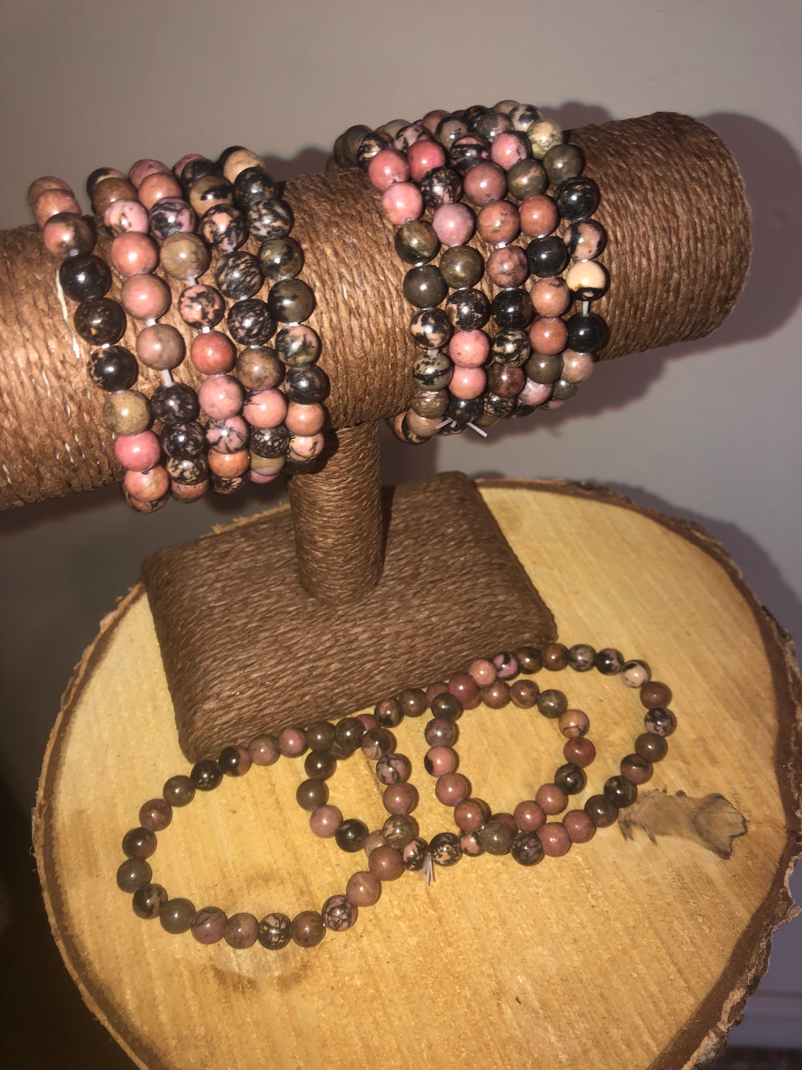 Rhodonite bracelet