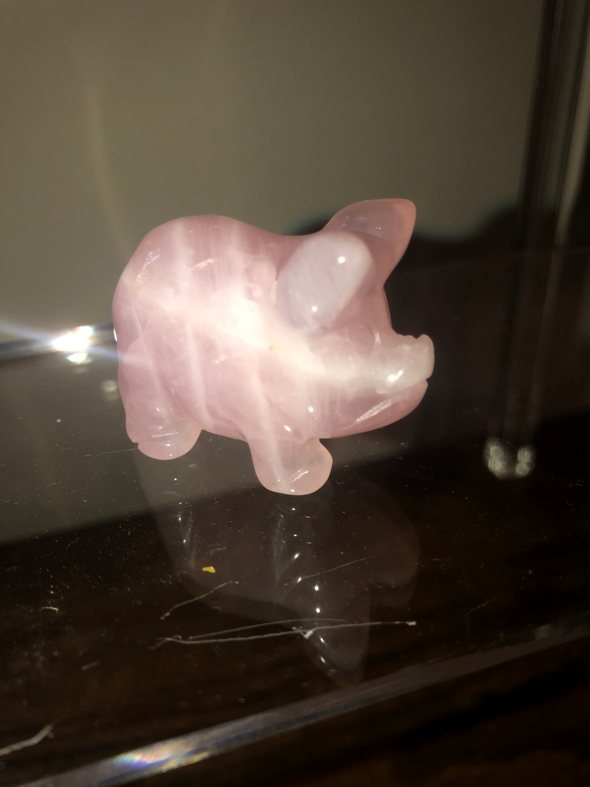 Rose Quartz pig