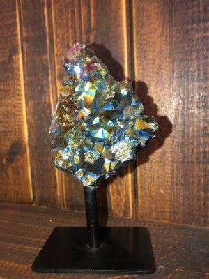 Titanium Aura Quartz with stand