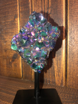 Titanium Aura Quartz with stand