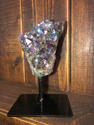 Titanium Aura Quartz with stand