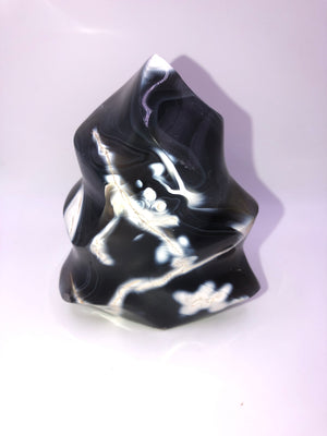 Orca agate flame