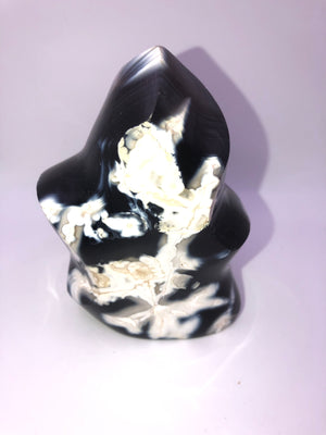 Orca agate flame