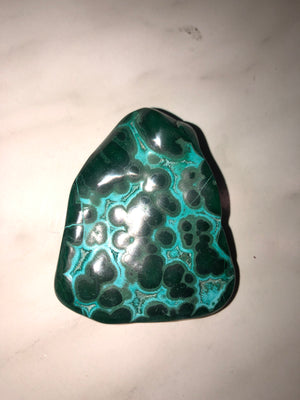 Malachite and chrysocolla