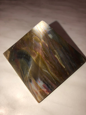 Ocean Jasper pyramid