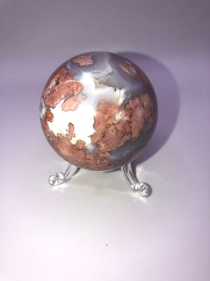 Pink Mexican agate Sphere