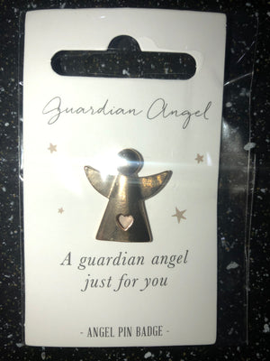 Little angels sentiment pin badge