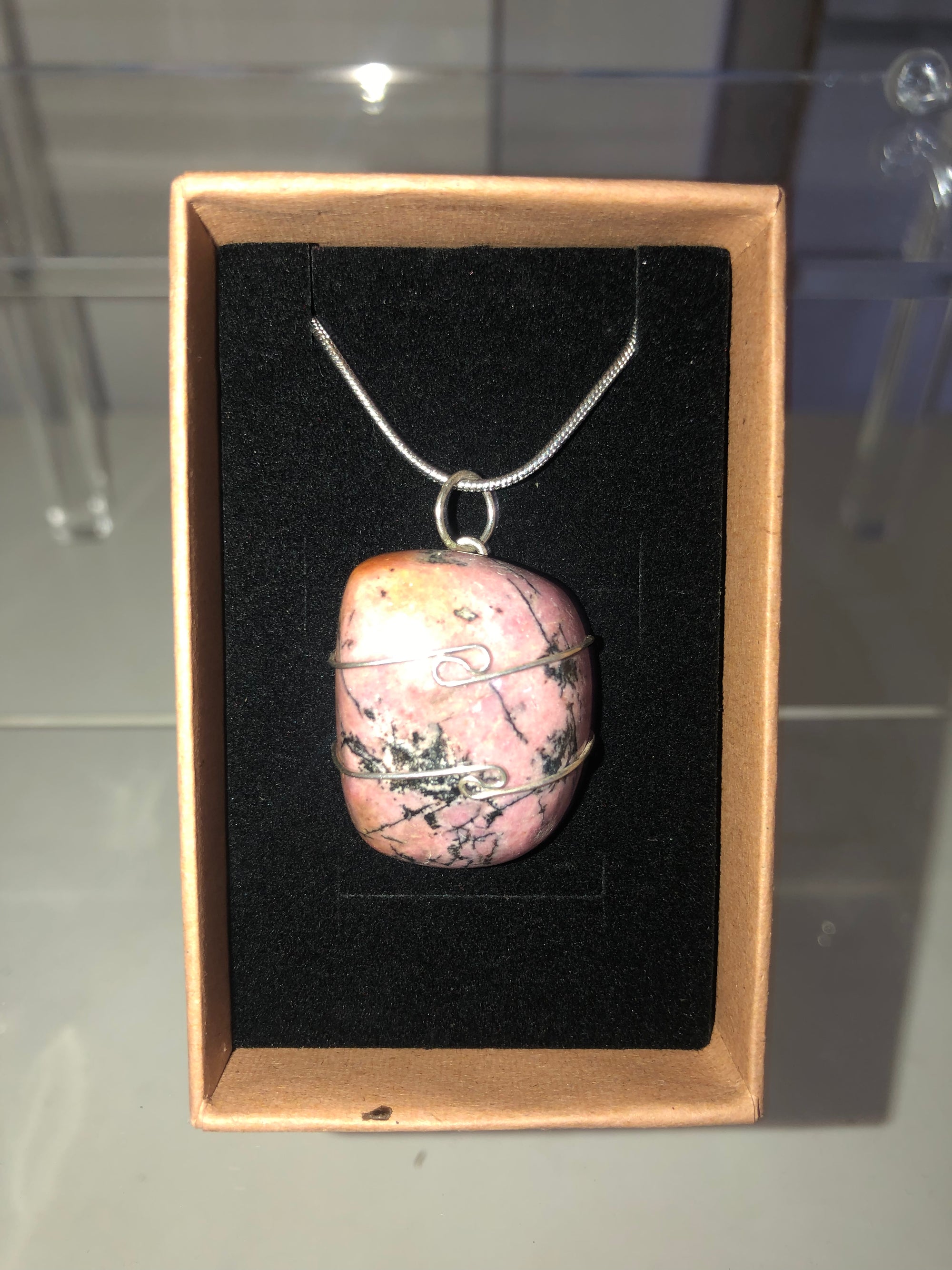 Rhodonite necklace