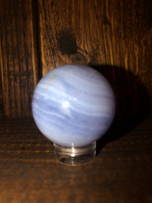 Blue lace agate mini sphere