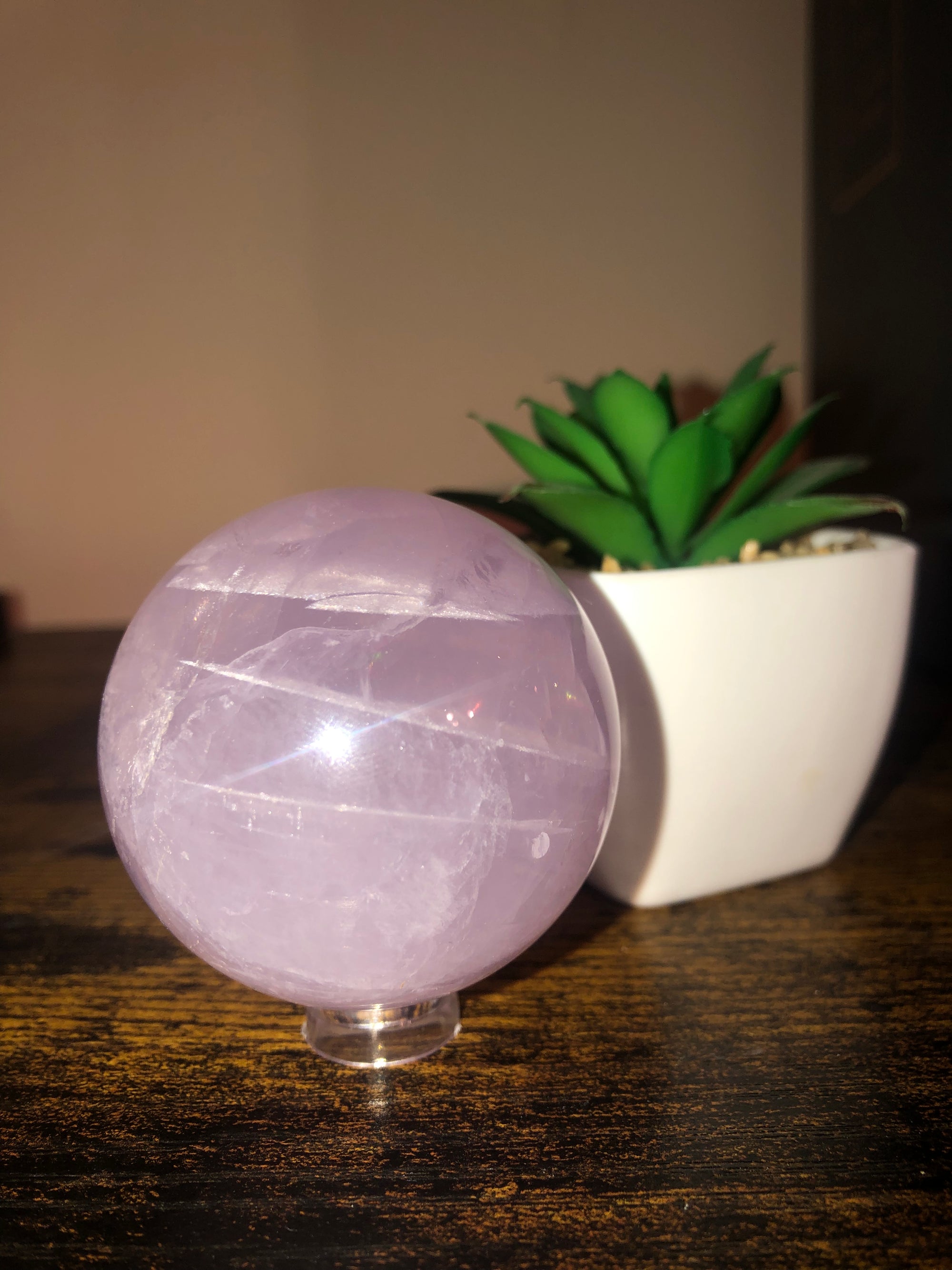 Periwinkle Quartz Sphere