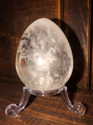 Clear Quartz eggs