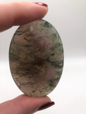 Purple moss agate