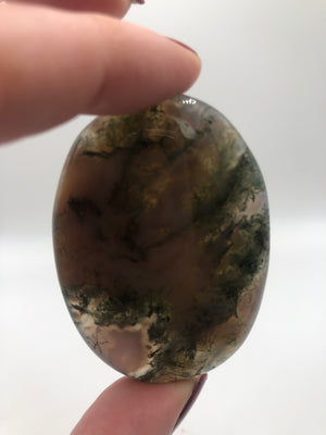 Purple moss agate